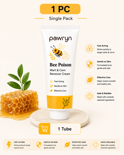 👨‍⚕️pawry-Bee Poison Wart & Corn Remover Cream⚡